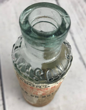 Set of three vintage Apothecary's Bottles