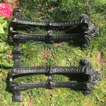 Pair of cast iron Victorian Bicycle stands