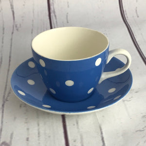 T.G.Green Blue Domino Teacup and Saucer