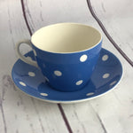 T.G.Green Blue Domino Teacup and Saucer