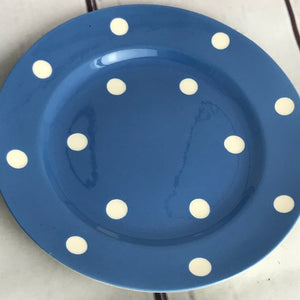 T.G.Green Blue Domino four 6 1/2 inch plates