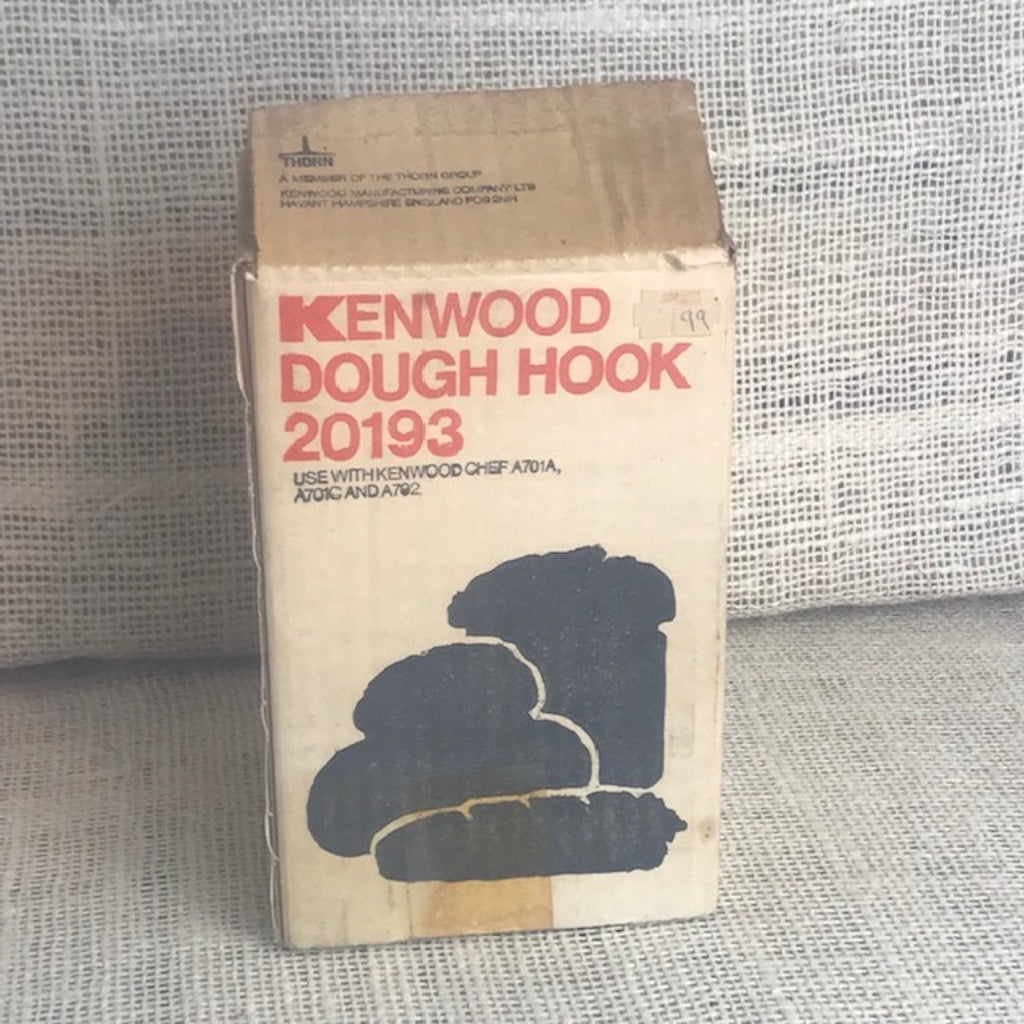 Kenwood Chef dough hook and yeast cookery book in original box