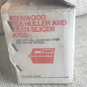 Kenwood Chef pea huller and bean slicer in original box