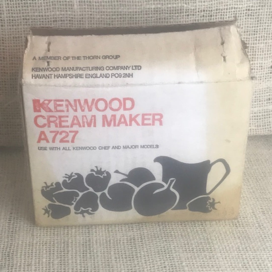Kenwood Chef cream maker in original box