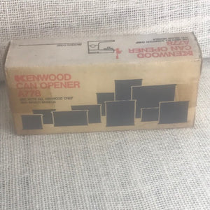 Kenwood Chef can opener in original box