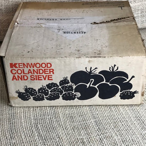 Kenwood Chef colander and sieve in original box