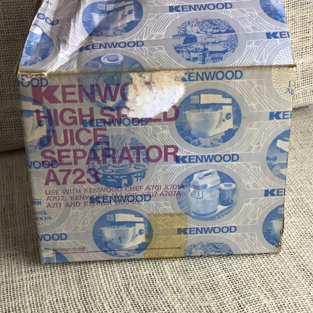 Kenwood Chef high speed juice separator in original box