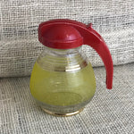 1950's kitsch pouring jug in red (small)