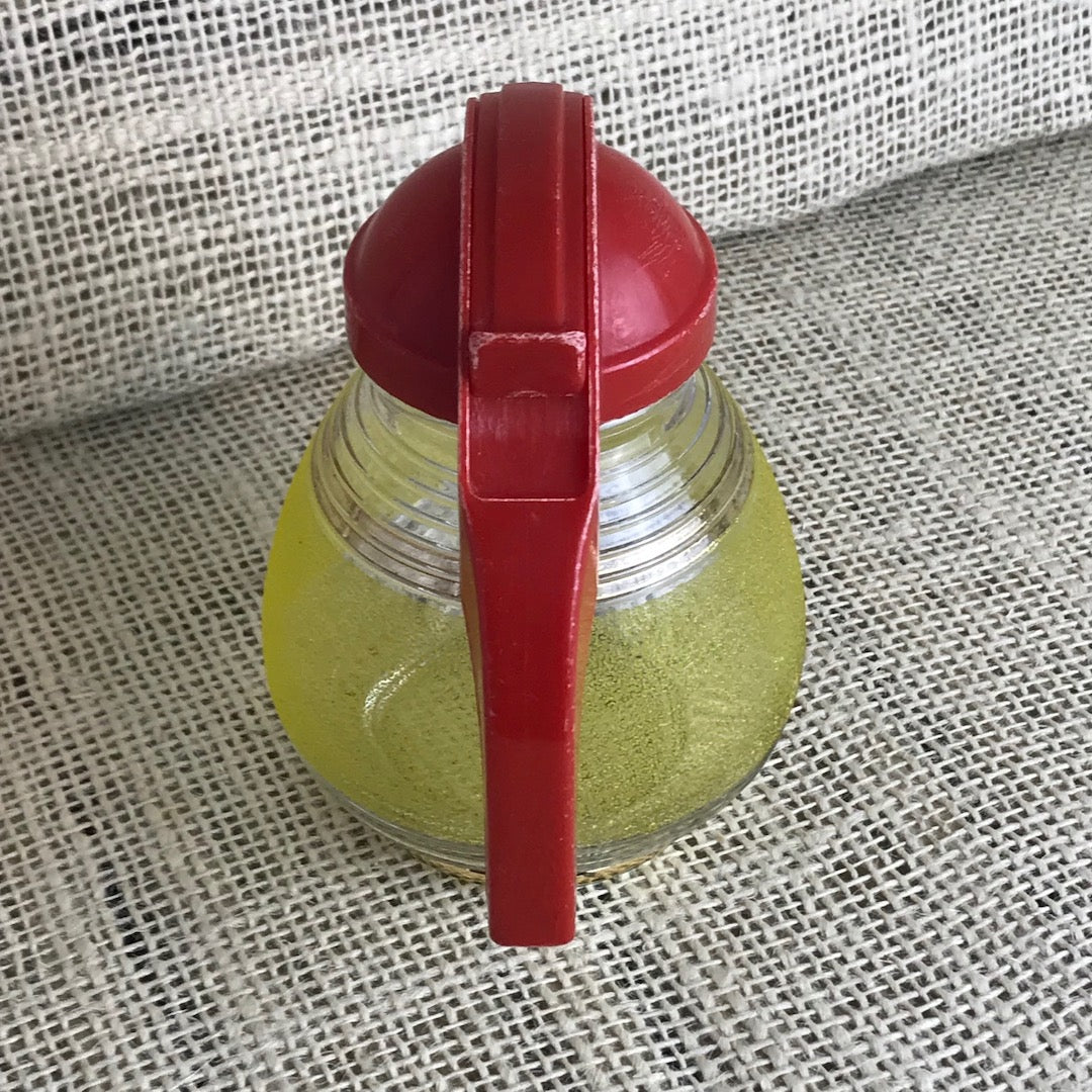 1950's kitsch pouring jug in red (small)