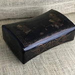 Chinese lacquered head rest