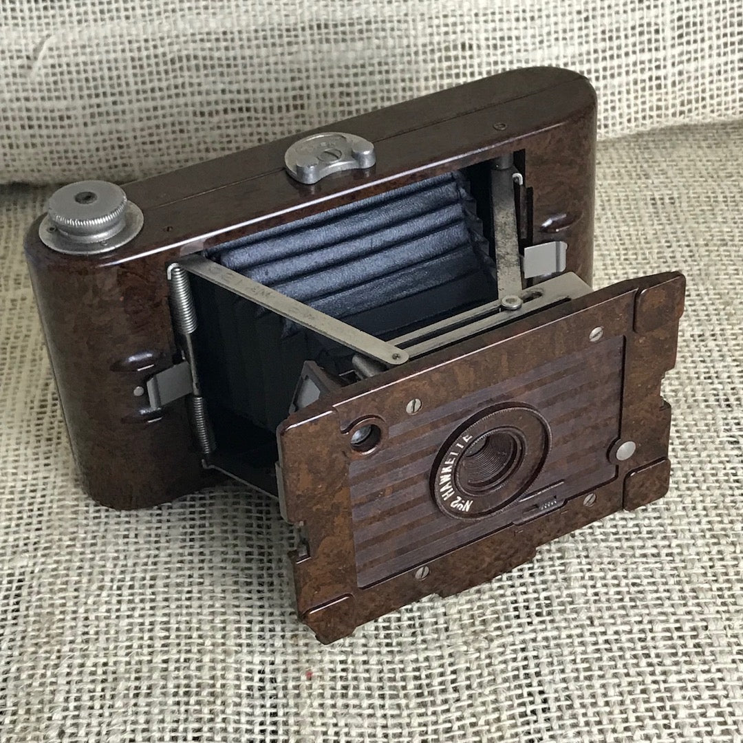 Appareil Photo Pliant Kodak Hawkette N°2 - Bakélite Marron Vintage