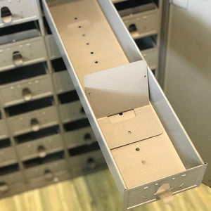 24 drawer lockable metal cabinet