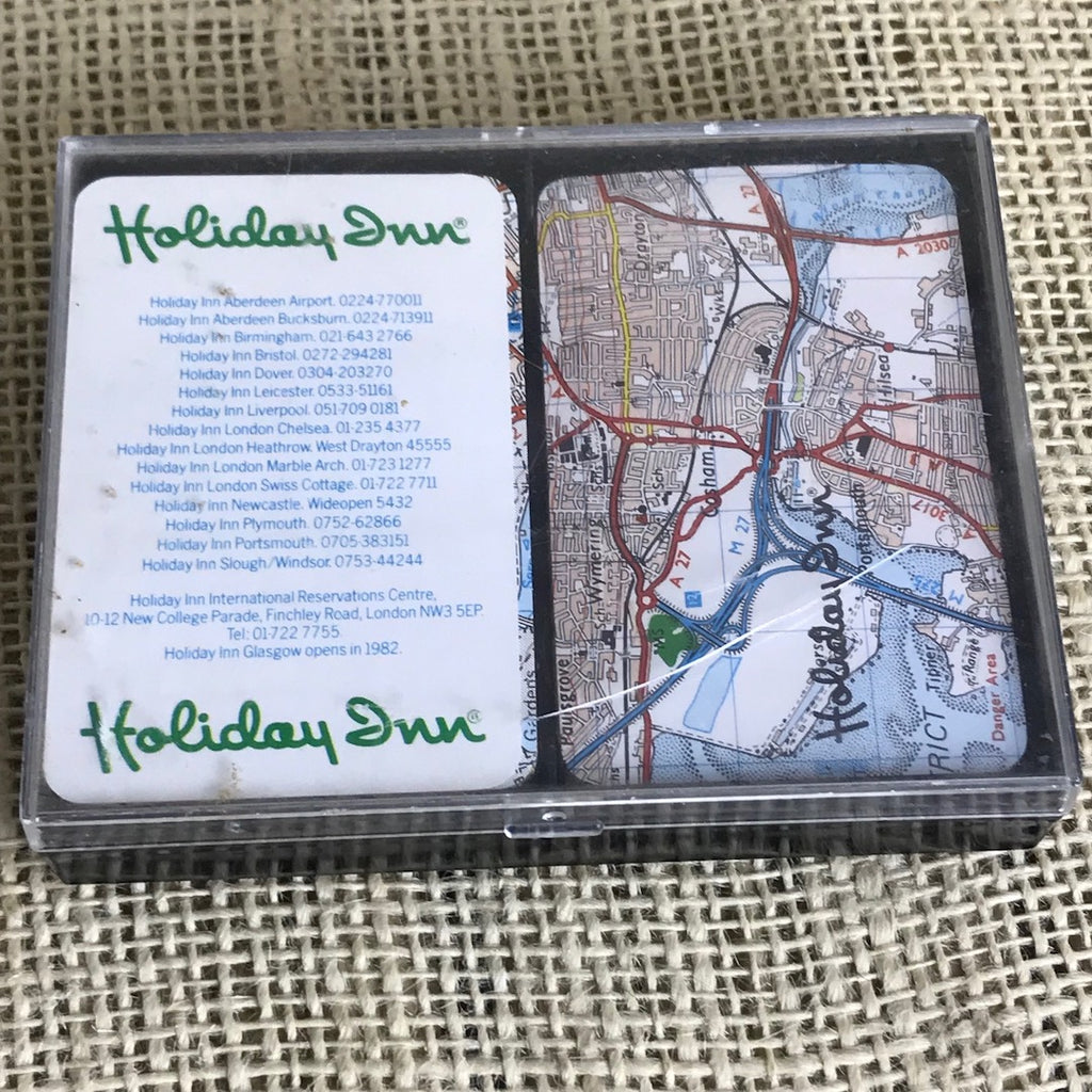 1980's Holiday Inn advertising playing card decks