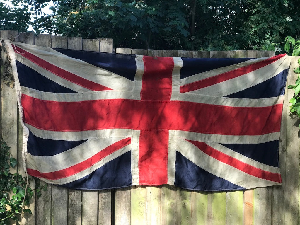 Large vintage linen Union Jack