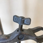Image of Branding on a Griffin and George retort stand clamp