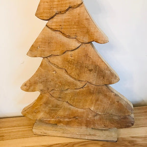 Image of Lower part of carved wooden Xmas Tree