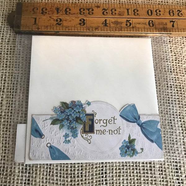 Image of Forget Me Not vintage Christmas card