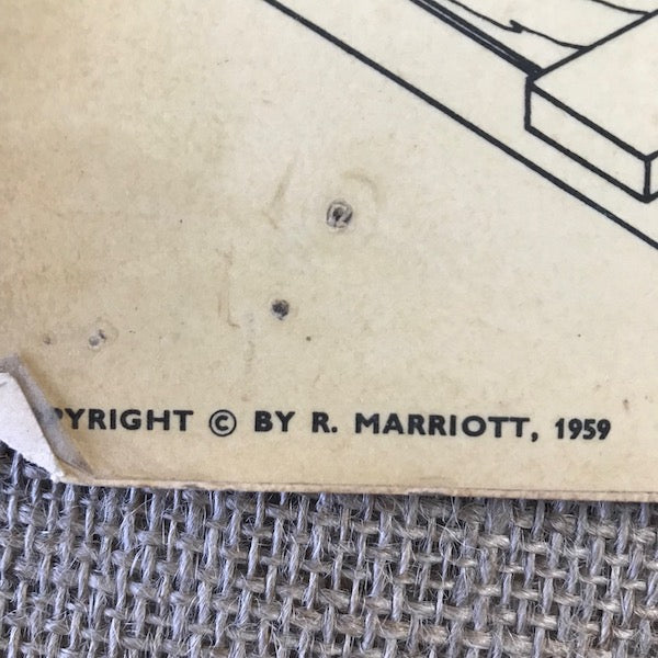 Image of Inlaying and Veneering 1959 Wall Chart M7 close up b