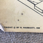 Image of Inlaying and Veneering 1959 Wall Chart M7 close up b