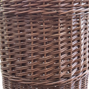 Image of a close up of wicker baguette basket