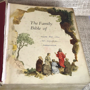 Image of Inside cover of Howard family Bible