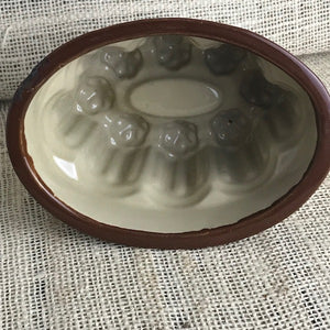 Image of Inside of traditional ceramic Jelly Mould