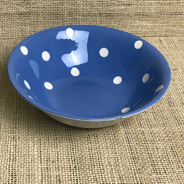 Image of Large Well Worn TG Green Blue Domino Bowl