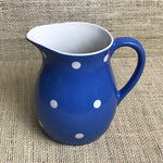 Image of Large Well Worn TG Green Blue Domino Jug 2
