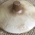 Image of Lid of sylvac onion face pot