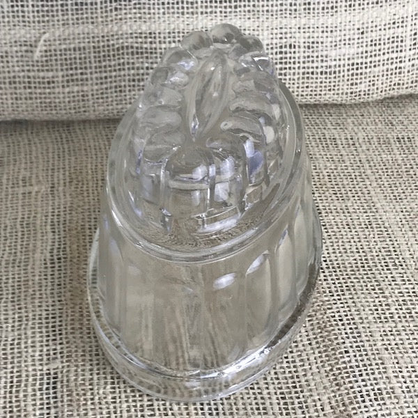 Image of Long view of traditional glass Jelly Mould