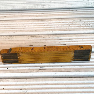 Lufkin ruler No 8526 vintage folding wooden ruler 72 inch