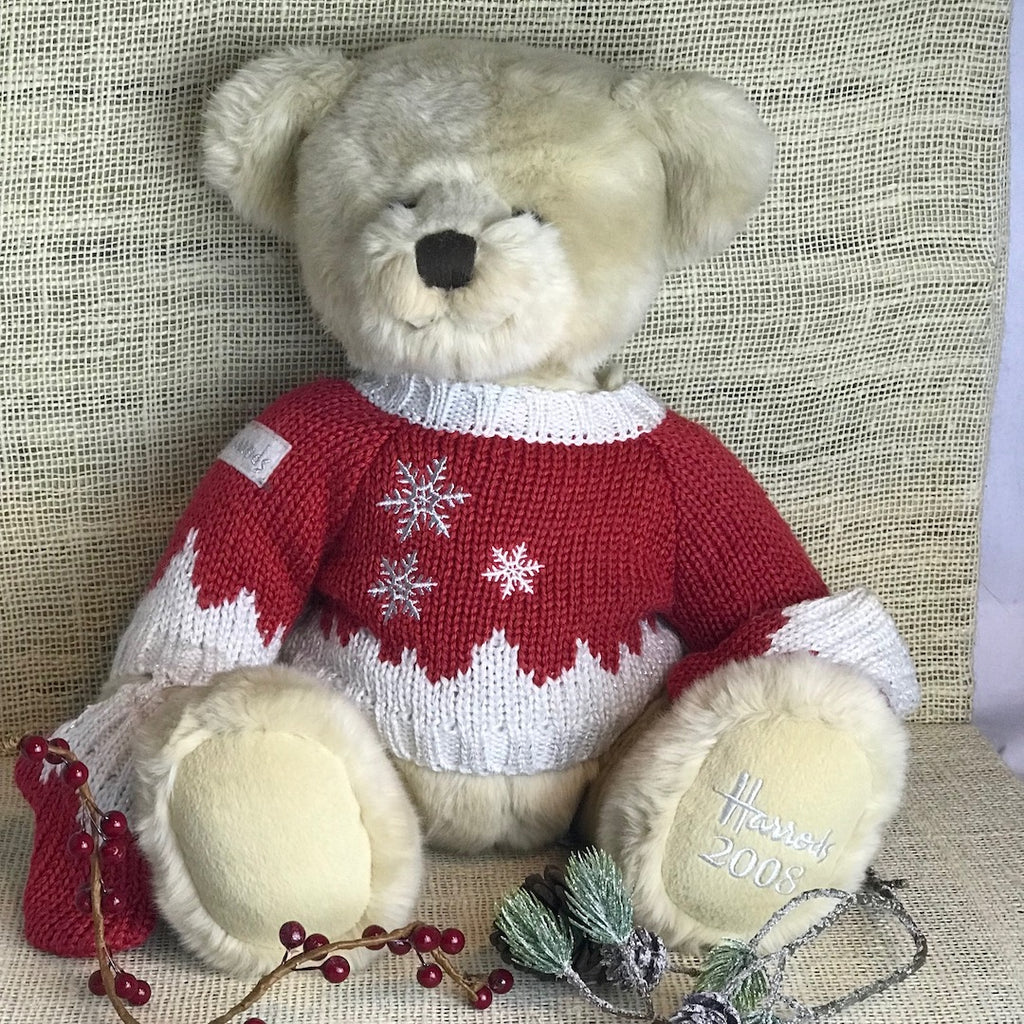 Harrods 2008 Christmas Teddy Bear – Moody Mabel