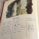 Image of Marriage records in Howard family Bible
