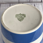 T.G. Green blue and white Cornishware milk jug