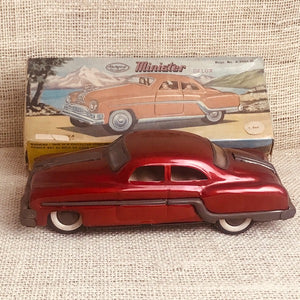 Minister Delux Friction Car Toy Red