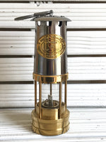 Original Miner's lamp with certificate and box