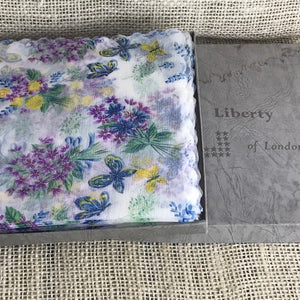 Image of Open box and lid Liberty vintage napkins