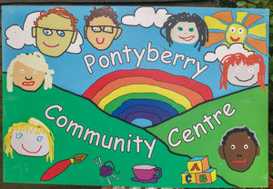 Pontyberry Community Centre sign