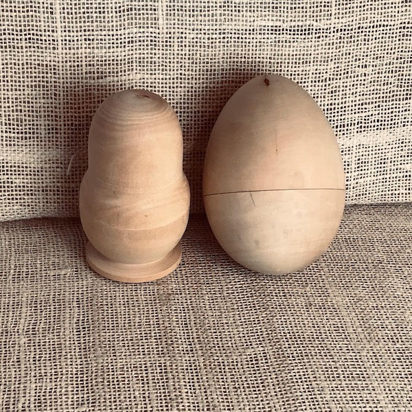 Image of Russian doll and egg blanks