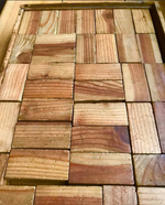 Pine building blocks in original box