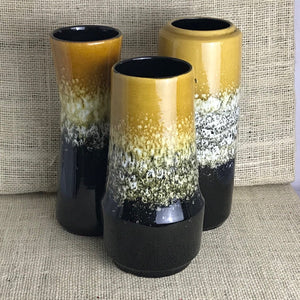 Image of Set of three West German vases