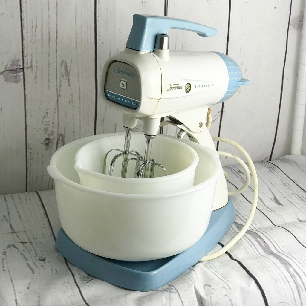 Sunbeam Mixmaster de Luxe food mixer Duck Egg Blue
