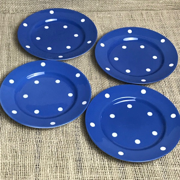 Image of TG Green Blue Domino 4 side plates