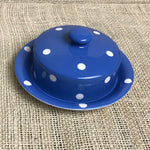 Image of TG Green Blue Domino Butter Dish