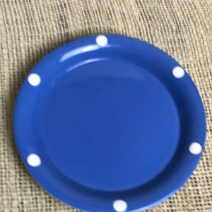 Image of TG Green Blue Domino Butter plate