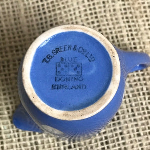 Image of TG Green Blue Domino Cream Jug Back Stamp