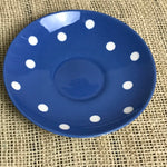 Image of TG Green Blue Domino Well Worn Saucer