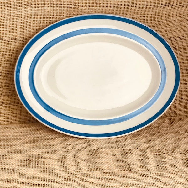 Image of TG Green Cornishware oval platter 35cm