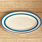 Image of TG Green Cornishware oval platter 35cm flat