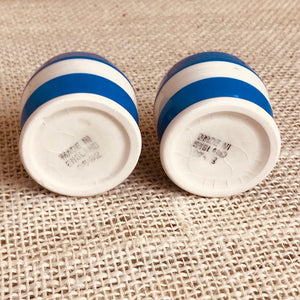 Image of TG Green Cornishware two egg cups backstamps